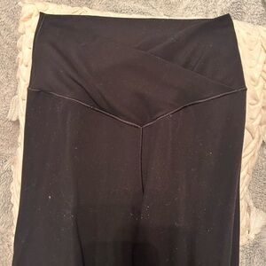 black Aerie crossover leggings